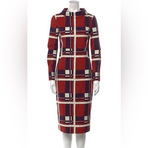 Vintage Piazza Sempione Shirtdress Plaid Long Sleeve Dress - size Small